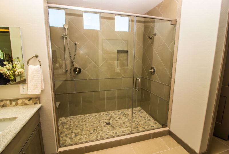 Wide Glass Shower Panels